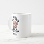 Funny Principal “Weird Principals Build Character" Kaffeetasse (Vorderseite Links)