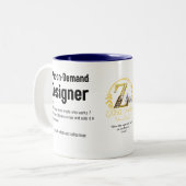 Funny Print on Demand Dictionary Definition LeahG Zweifarbige Tasse (Vorderseite Links)