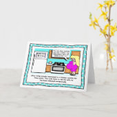 Funny Prison Cartoon Karte (Gelbe Blume)