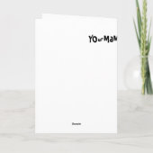 Funny Prison Greetings Card Karte (Rückseite)