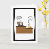 Funny Prison Greetings Card Karte (Gelbe Blume)