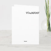 Funny Prison Grußkarte Karte (Rückseite)