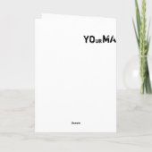 Funny Prison Grußkarte Karte (Rückseite)