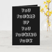 Funny Prison Grußkarte Karte (Gelbe Blume)