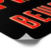 Funny PRIVATE Property BEWARE DER EIGENTÜMER Poster (Ecke)