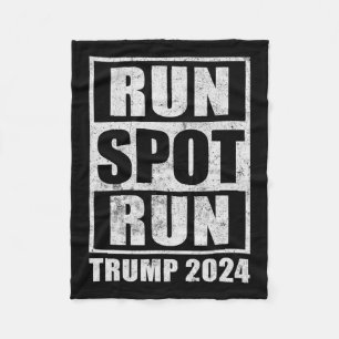 Funny Pro Trump 2024 Run Spot Run Trump Kamala Deb Fleecedecke