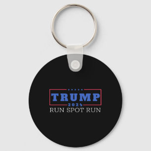 Funny Pro Trump 2024 Run Spot Run Trump Kamala Deb Schlüsselanhänger