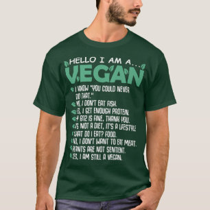 Funny Pro Veganer Aktivismus Vegetarischer Lebenss T-Shirt