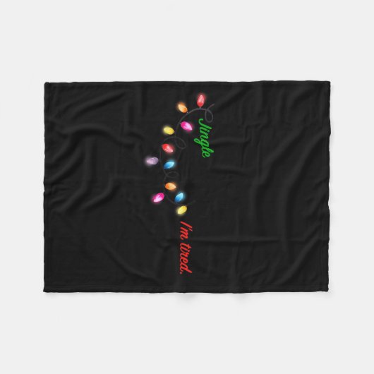 Funny Probably Just Gonna Jingle Some Of The Way I Fleecedecke (Vorderseite (Horizontal))