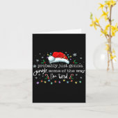 Funny Probably Just Gonna Jingle Some Of The Way I Karte (Gelbe Blume)