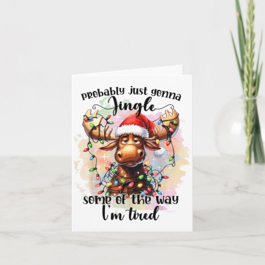 Funny Probably Just Gonna Jingle Some Of The Way,  Karte (Vorderseite)