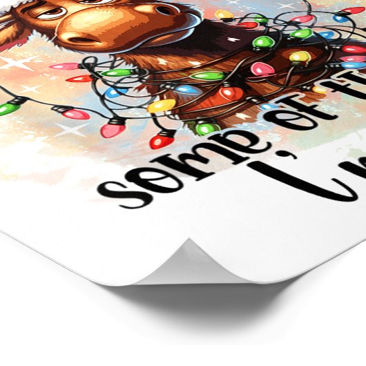 Funny Probably Just Gonna Jingle Some Of The Way, Poster (Ecke)