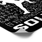 Funny Problem Solving Climber Rock Climbing Boulde Poster (Ecke)