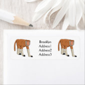 Funny proboscis Affe Cartoon Illustration (Insitu)