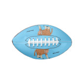 Funny proboscis Affe Cartoon Illustration Football (Vorderseite)