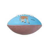Funny proboscis Affe Cartoon Illustration Football (Gedreht 90)
