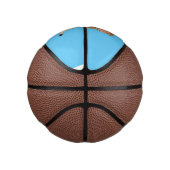 Funny proboscis Affe Cartoon Illustration Mini Basketball (Rechts)