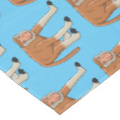 Funny proboscis Affe Cartoon Illustration Tischdecke (Schrägansicht)