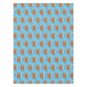 Funny proboscis Affe Cartoon Illustration Tischdecke (Vorderseite)