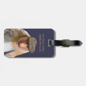 Funny Proboscis Monkey Golf Lovers Gepäckanhänger (Rückseite horizontal)