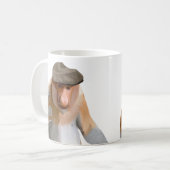 Funny Proboscis Monkey Golf Lovers Kaffeetasse (Vorderseite Links)