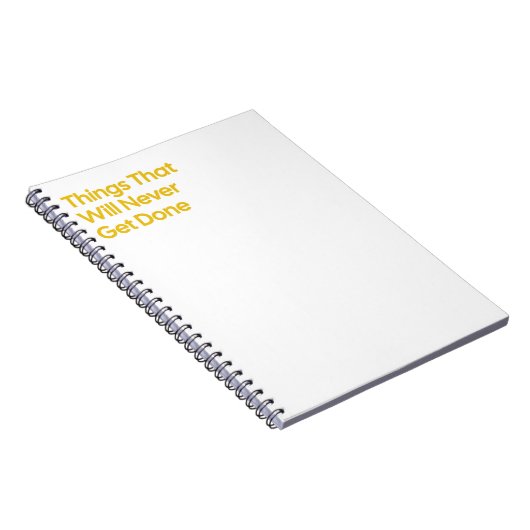 Funny Procrastating Angebotsnotiz Notizblock (Rechte Seite)