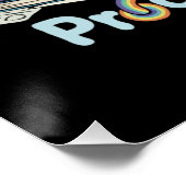 Funny Procrasti Strickskelett und Katze mit Poster (Ecke)