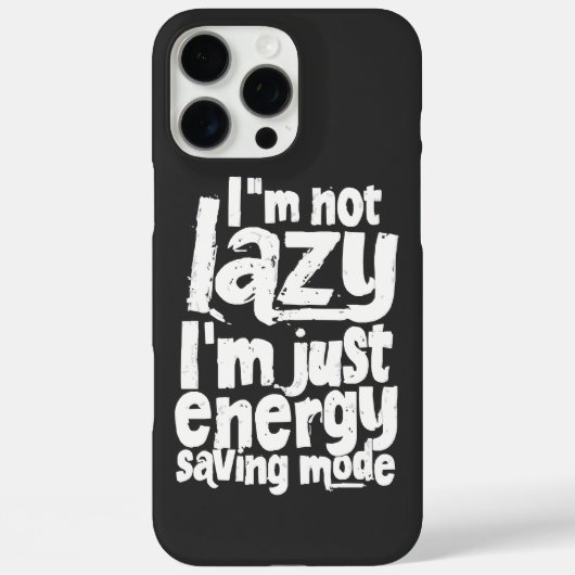 Funny Procrastination Zitat Case-Mate iPhone Hülle (Rückseite)