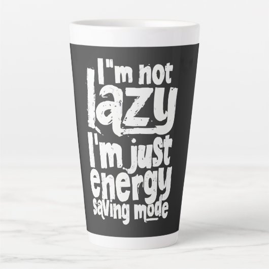 Funny Procrastination Zitat Milchtasse (Vorderseite)