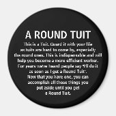 Funny Procrastinator Office CoWorker-Spaß Magnet (Vorne)