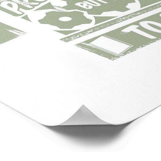 Funny procrastinator poster (Ecke)