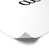 Funny Procrastinator Zitat Poster (Ecke)