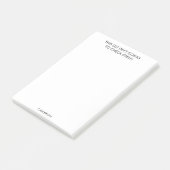 Funny Procrastinator zu tun Individuelle Name Whit Post-it Klebezettel (angewinkelt)