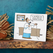 Funny Proctologist Karaoke Cartoon Art Proctology Fotoplatte (Seite)