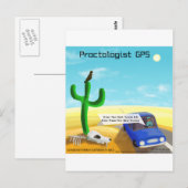 Funny Proctology Postkarte (Vorne/Hinten)