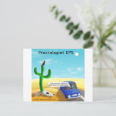 Funny Proctology Postkarte (Stehend Vorderseite)