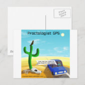 Funny Proctology Postkarte (Vorne/Hinten)
