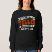Funny Profession Zitat ich bin ein Teller Sweatshirt (Vorderseite)