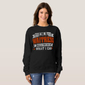 Funny Profession Zitat ich bin eine Kellnerin Sweatshirt (Vorne ganz)
