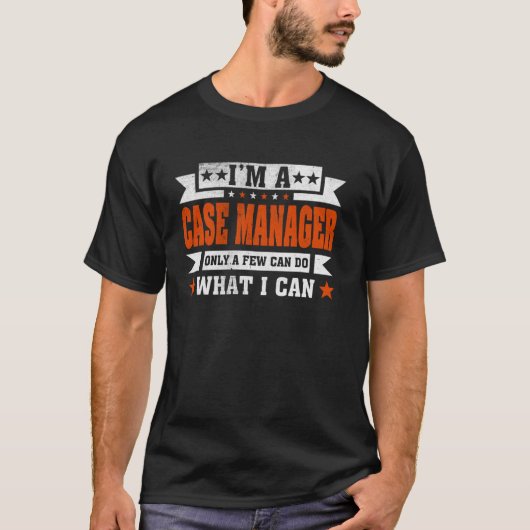 Funny Profession Zitat Ich bin Fallmanager T-Shirt (Vorderseite)