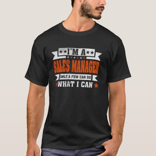 Funny Profession Zitat Ich bin Vertriebsleiter T-Shirt (Vorderseite)