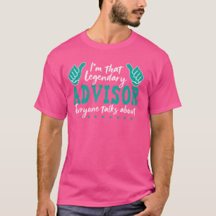 Funny Profession Zitat Legendäre Beraterin T-Shirt
