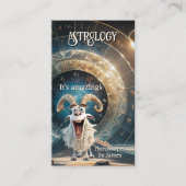 Funny Professional Astrologer Visitenkarte (Vorderseite)