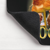 Funny Professional Mogger Cat Meme Mewing Looksmax Mousepad (Ecke)