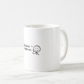 Funny Professional Overthinker Mug Design Kaffeetasse (VorderseiteRechts)