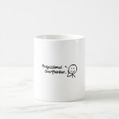 Funny Professional Overthinker Mug Design Kaffeetasse (Mittel)