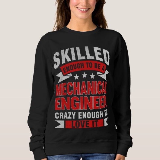 Funny Professionals Geschickter Maschinenbauingeni Sweatshirt (Vorderseite)