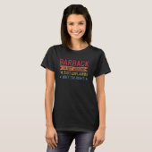 Funny Professionelle Quote Barback T-Shirt (Vorne ganz)