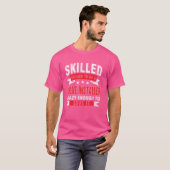 Funny Professionelle Zitat Geschickte Valve Instal T-Shirt (Vorne ganz)