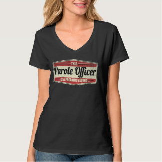 Funny Professionelle Zitat Vintage Parole Officer T-Shirt